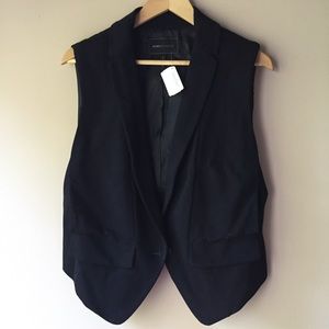 BCBG MAXAZRIA Black Vest